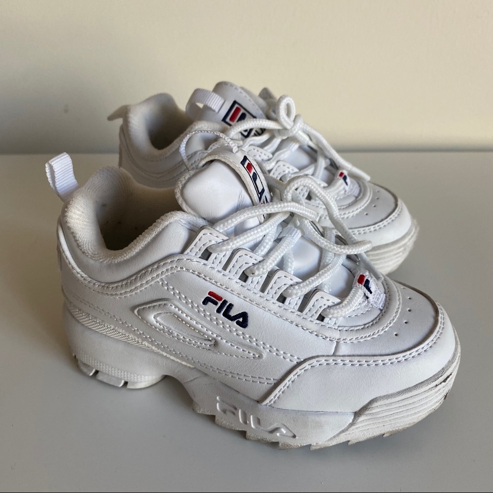 Toddler Fila Disruptor in White